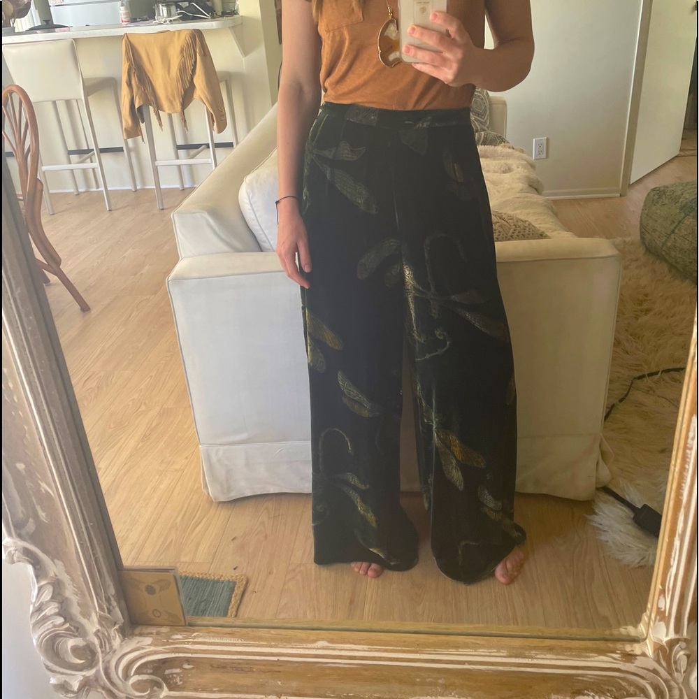 Free People Citron Santa Monica velvet pants